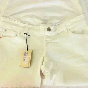 River Island Carrie high rise comfort stretch overbump Maternity mom jeans sz 10